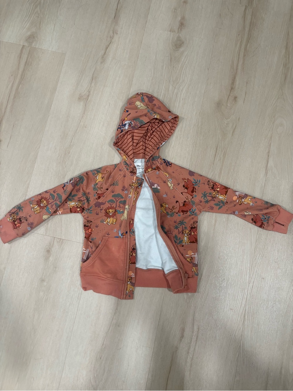 Little Sleepies Disney lion king zip up hoodie